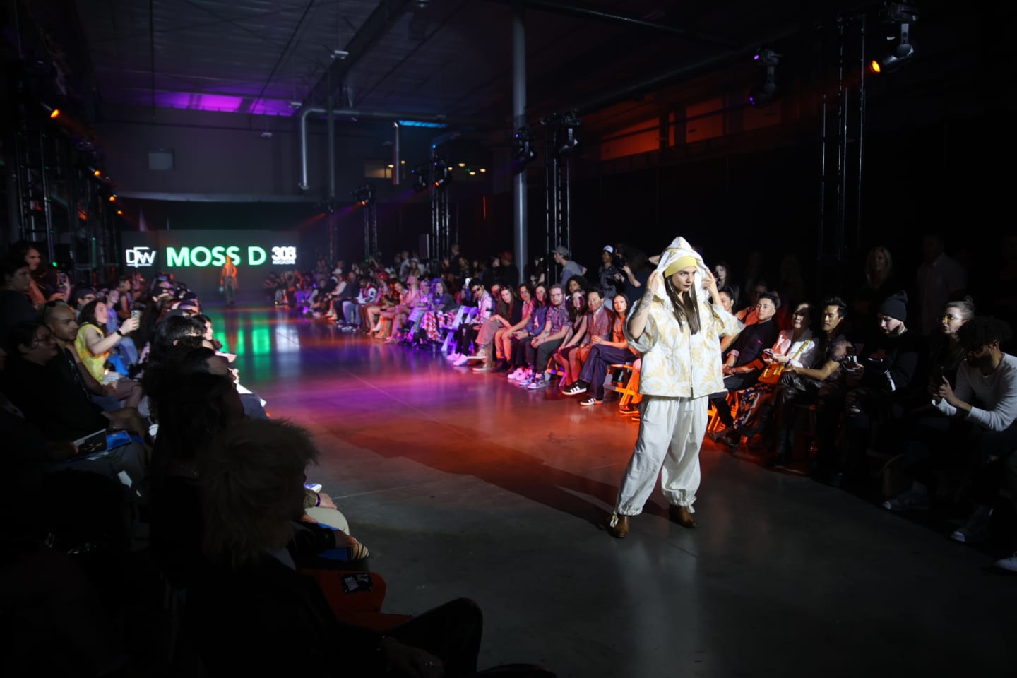 Models at Denver Fashion Week show