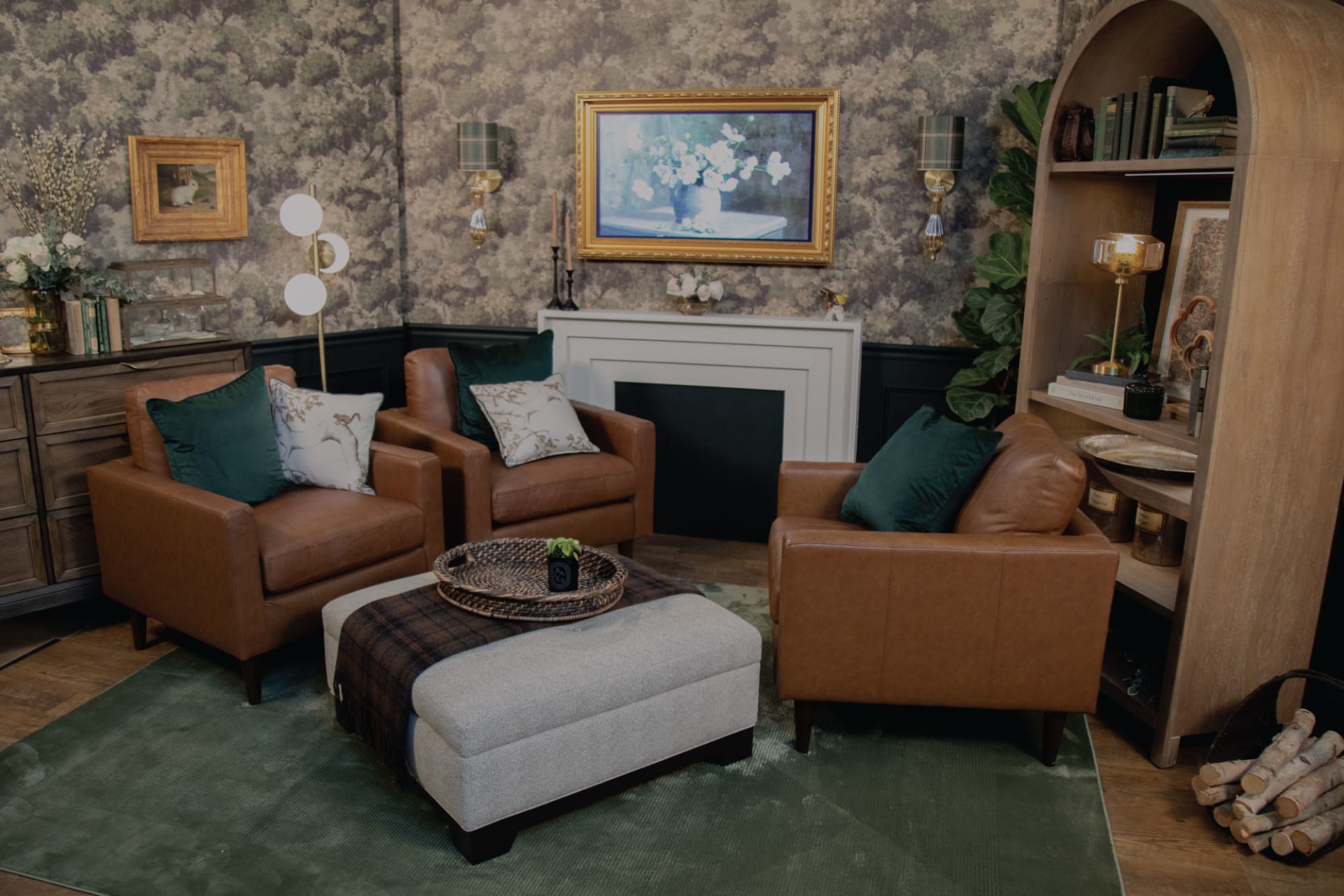 Seated Podcast Set