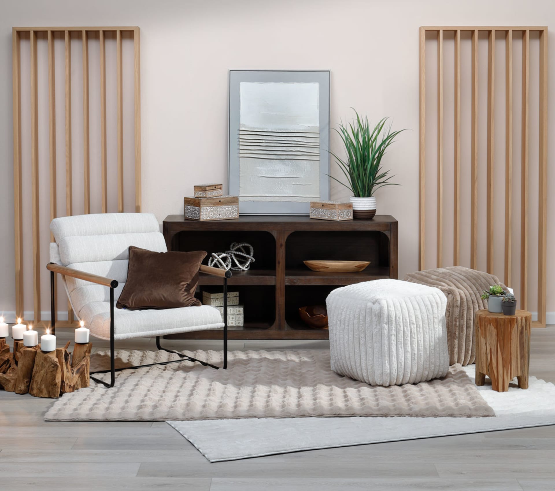 Design Focused collage of decor