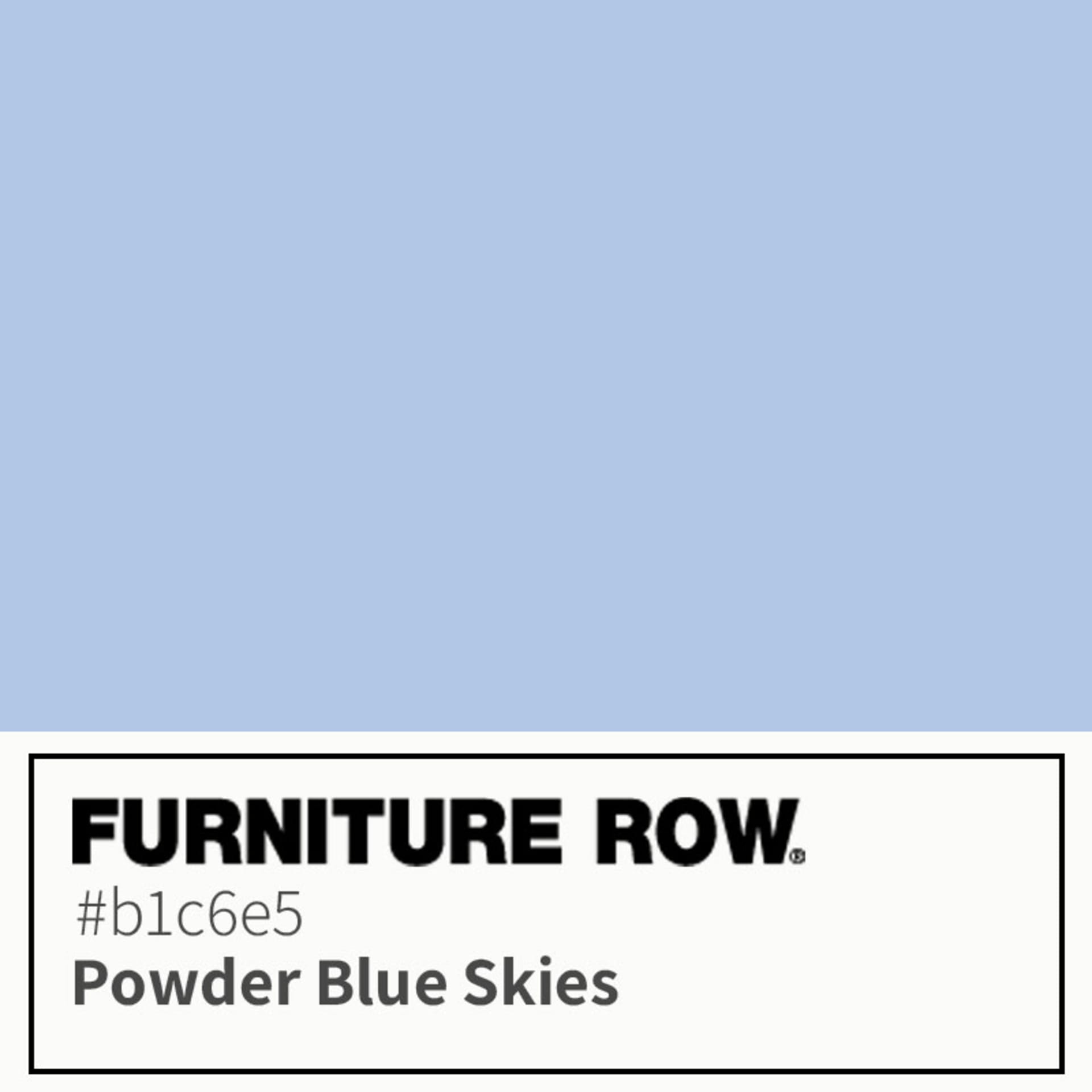 Swatch of Powder Blue Skies colors