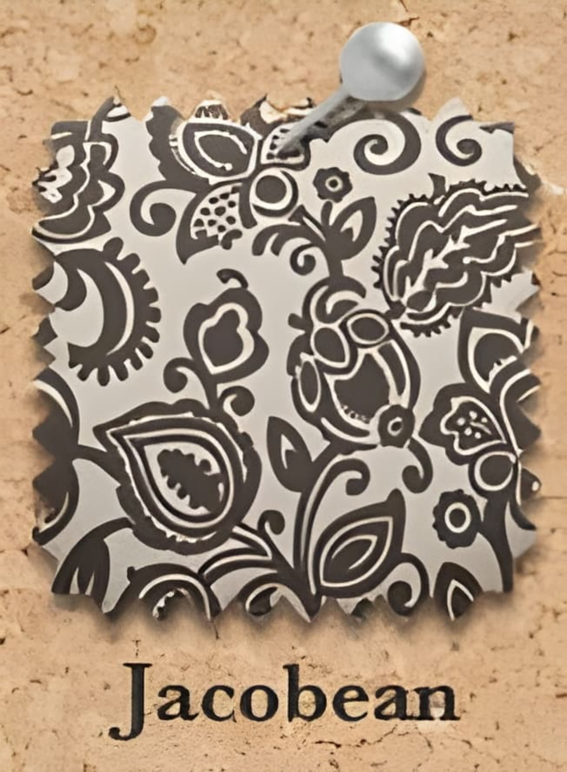Jacobean fabric pattern